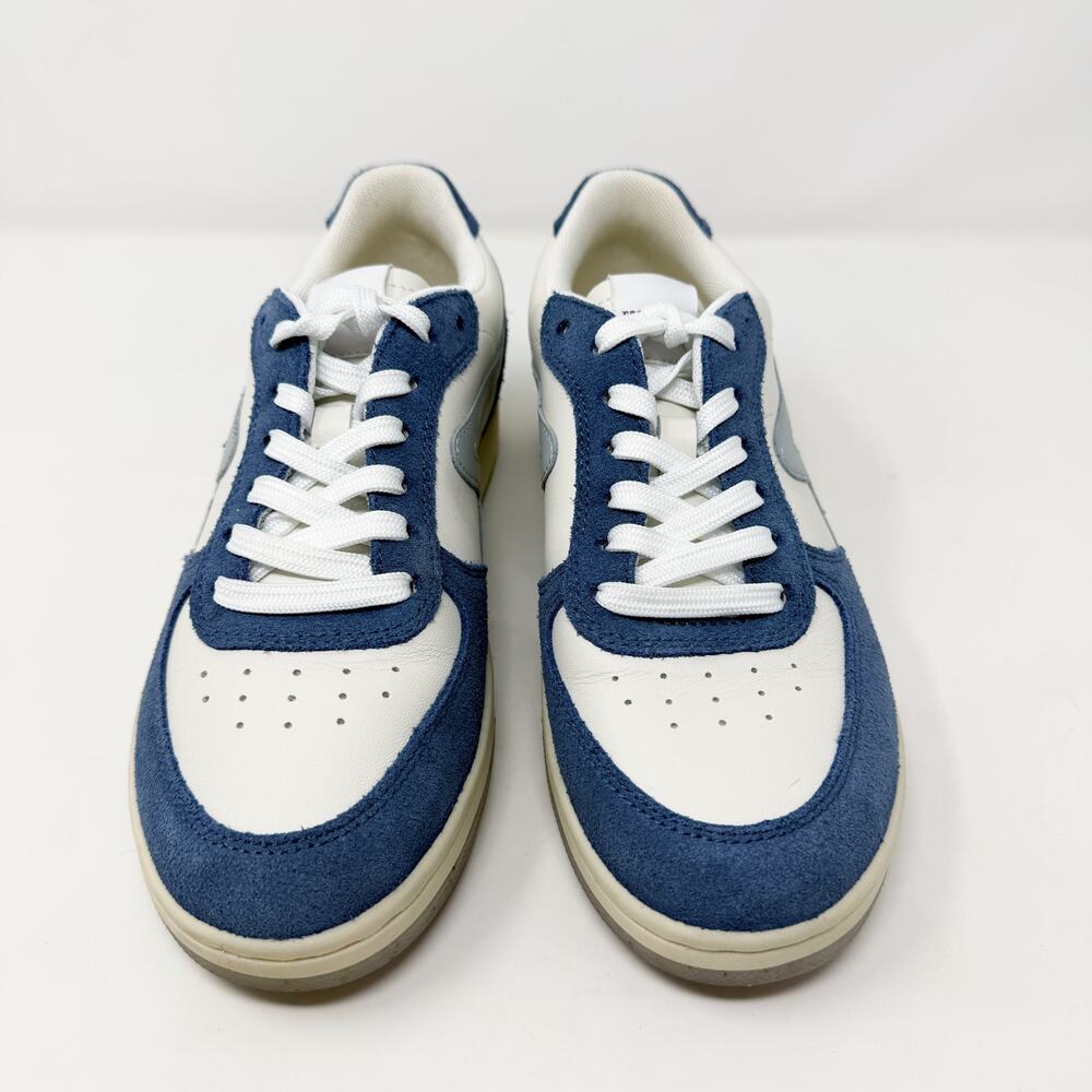 Rag & Bone Blue/White Suede & Leather Casual Sneakers Women's Size EU 37 Lace Up - Picture 2 of 11